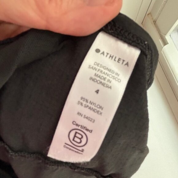 Athleta olive green textured Brooklyn Jogger pants size 4 - Picture 3 of 6